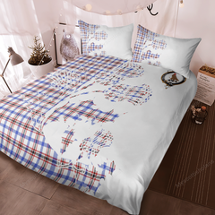 Boswell Tartan Crest Bedding Set - Thistle Style