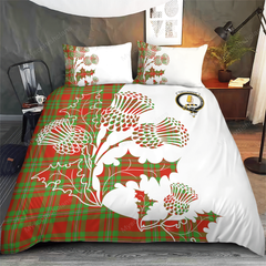 Callander Tartan Crest Bedding Set - Thistle Style