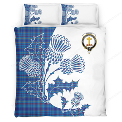 Mercer Tartan Crest Bedding Set - Thistle Style