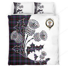 Nairn Tartan Crest Bedding Set - Thistle Style