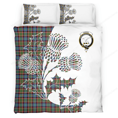Norvel Tartan Crest Bedding Set - Thistle Style