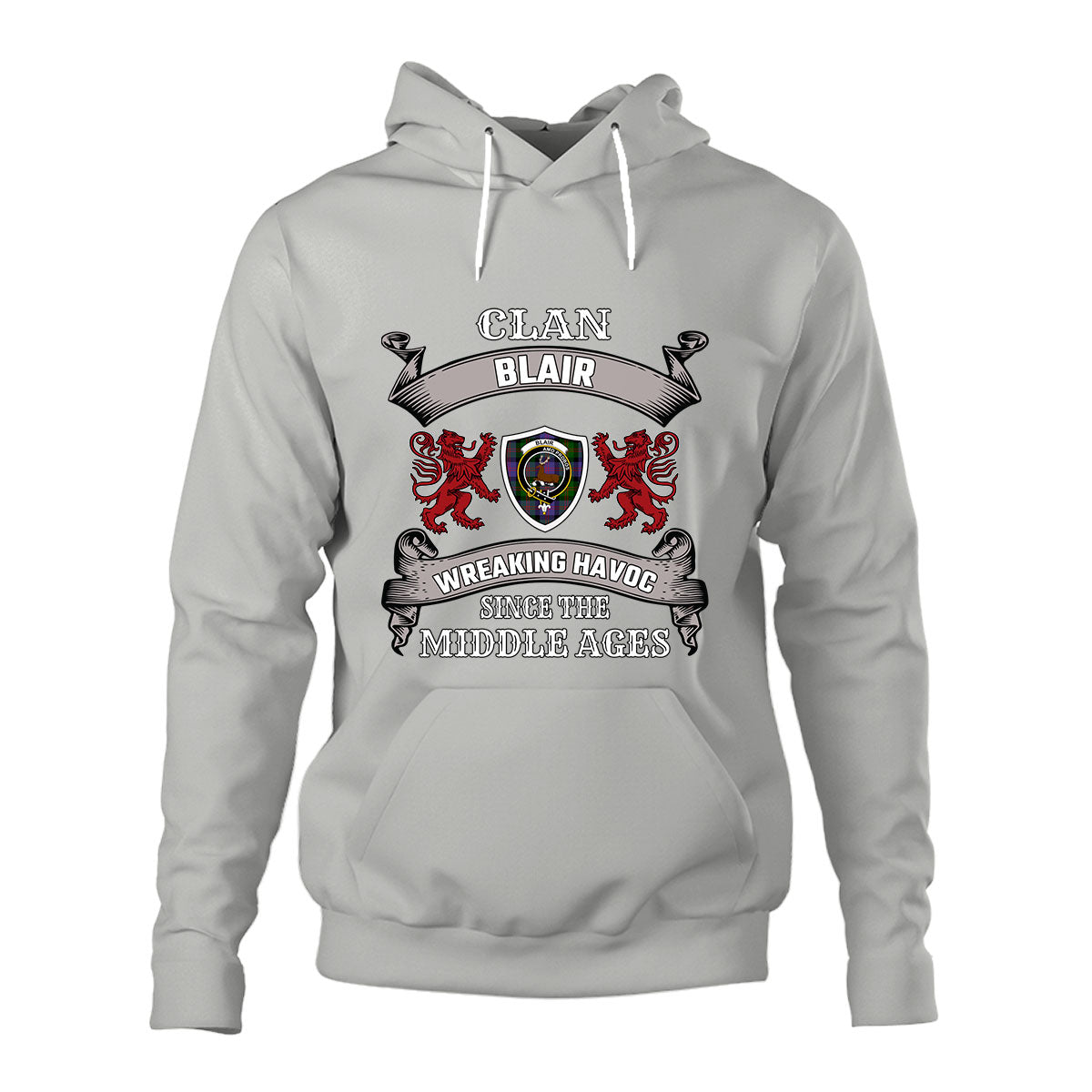 Blair Family Tartan - 2D Unisex Hoodie