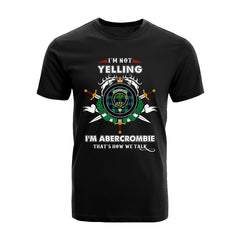 Abercrombie Tartan Crest T-shirt - I'm not yelling style