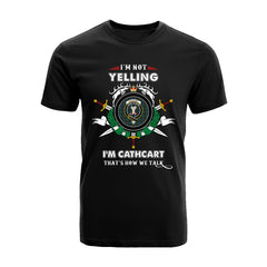 Cathcart Tartan Crest T-shirt - I'm not yelling style