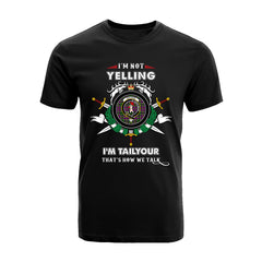 Tailyour Tartan Crest T-shirt - I'm not yelling style