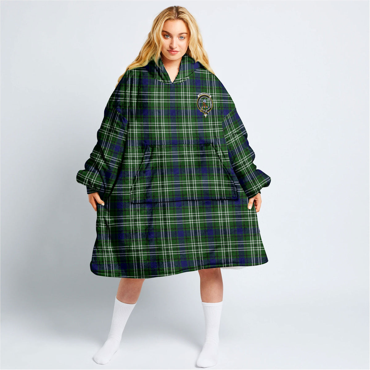 Haliburton Tartan Hoodie Blanket