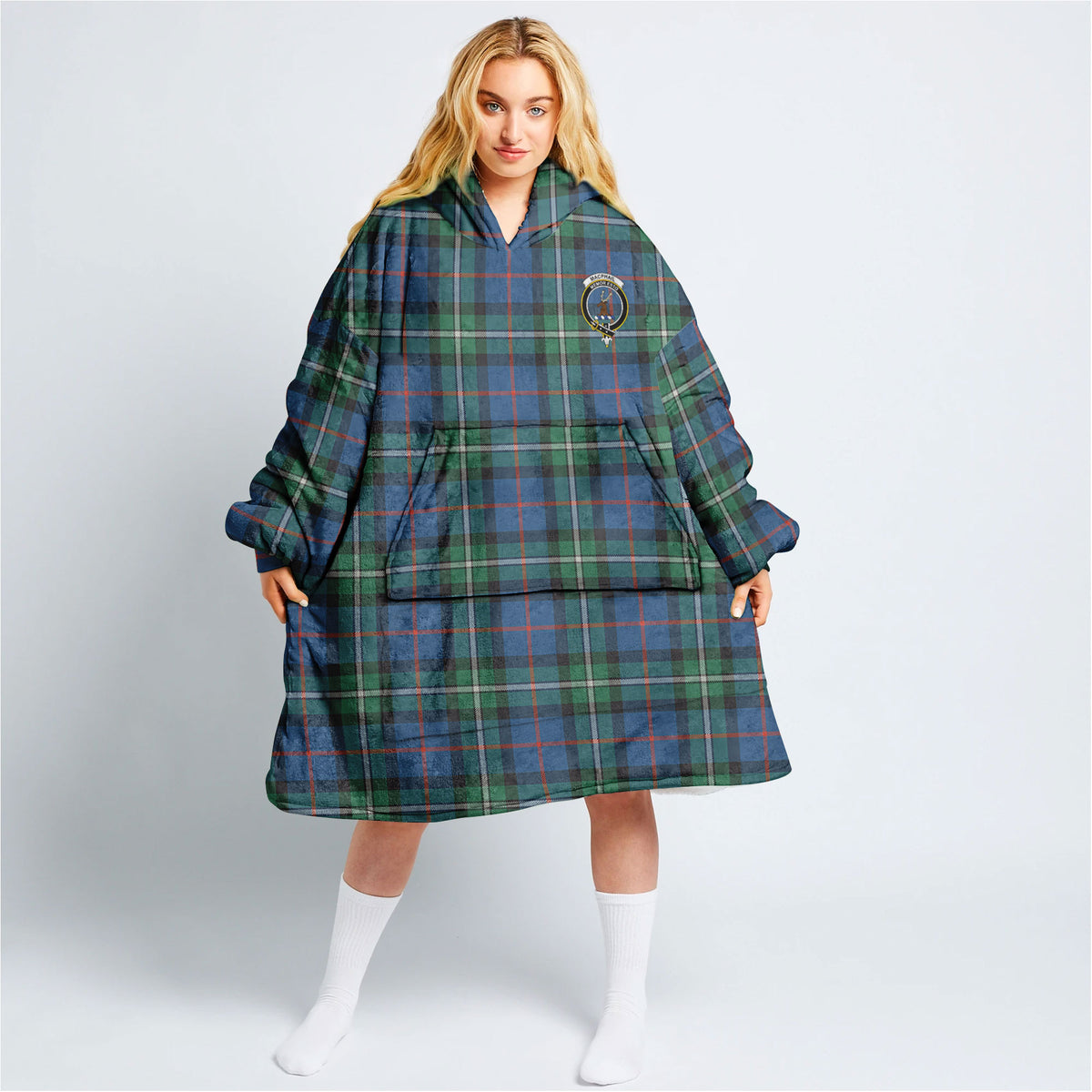 MacPhail Hunting Ancient Tartan Hoodie Blanket