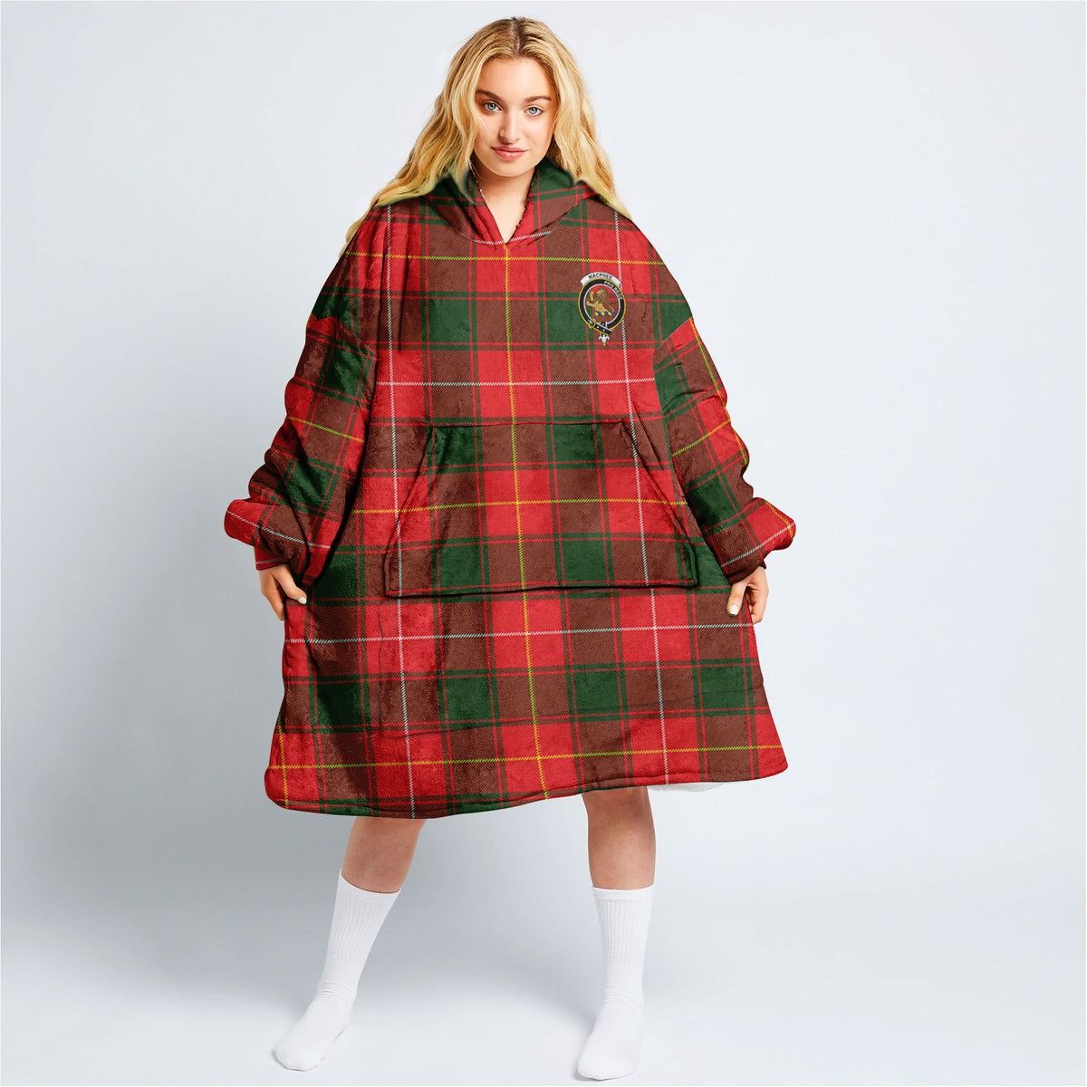 MacPhee Modern Tartan Hoodie Blanket