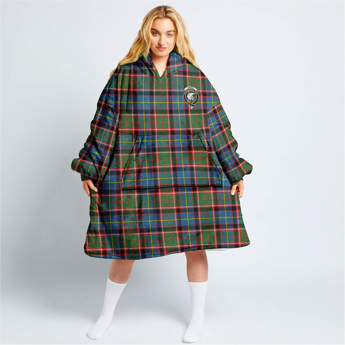 Norvel (or Norvill) Tartan Hoodie Blanket