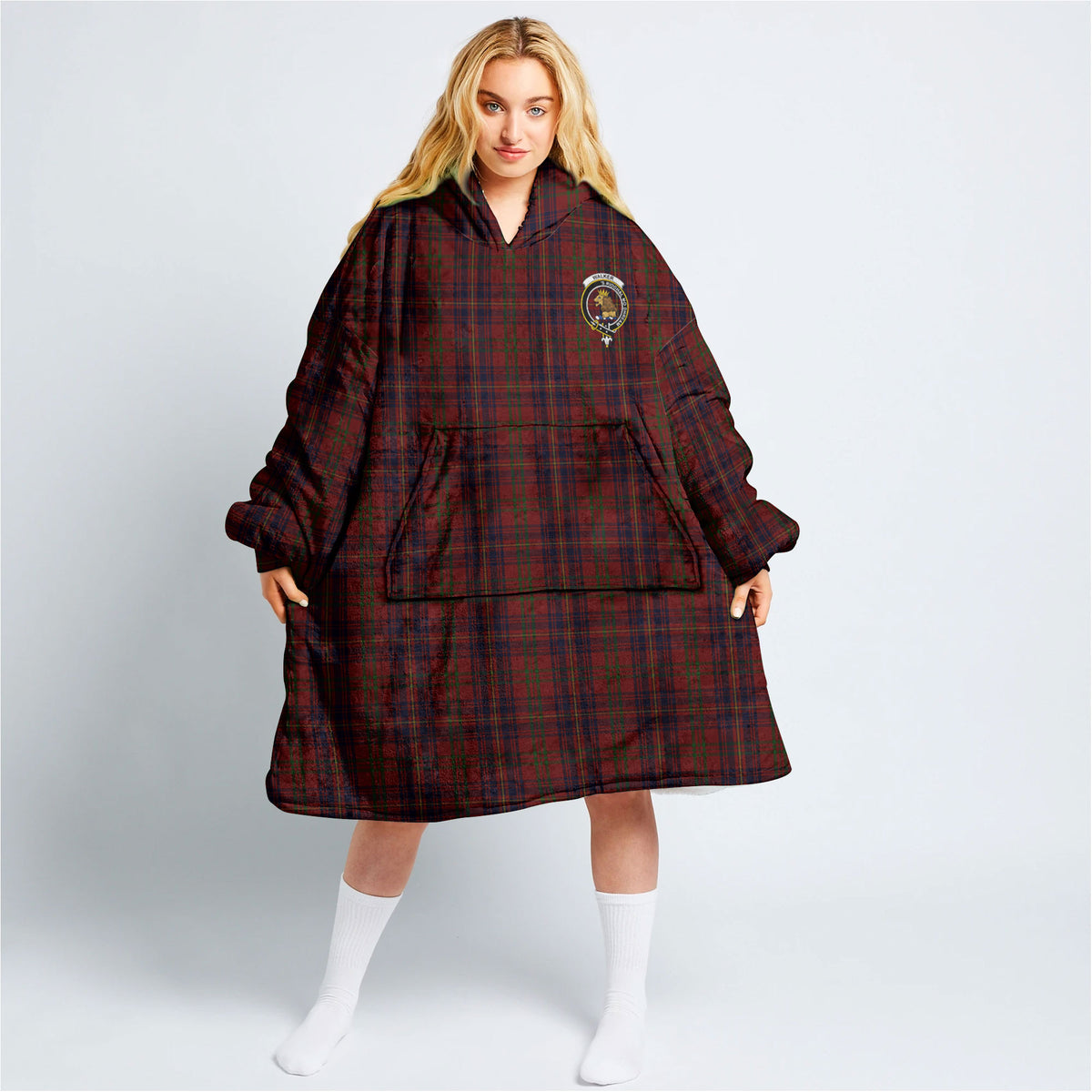 Walker Tartan Hoodie Blanket