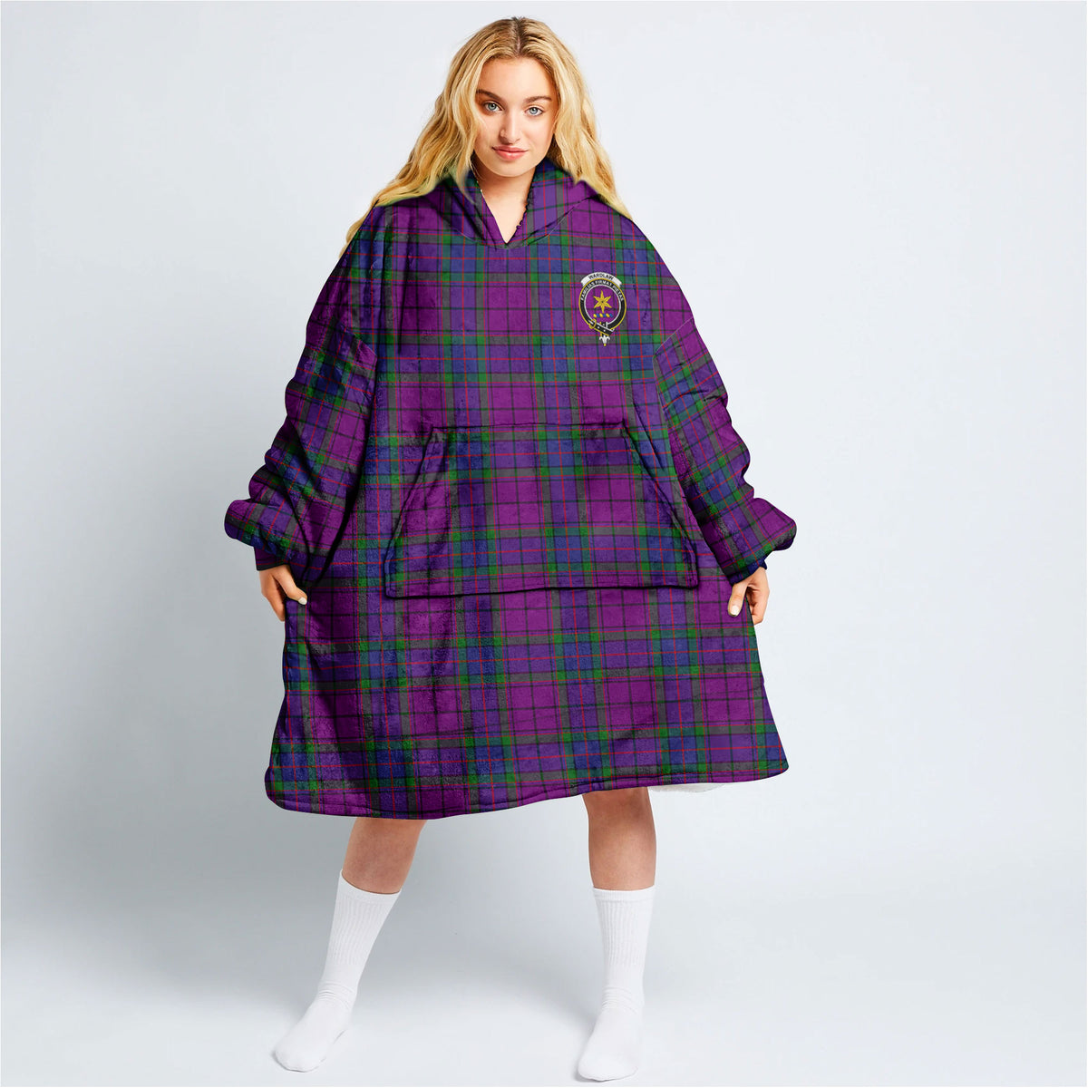 Wardlaw Modern Tartan Hoodie Blanket