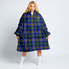 Weir Modern Tartan Hoodie Blanket