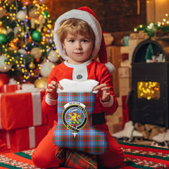 Newton Tartan Crest Christmas Stocking