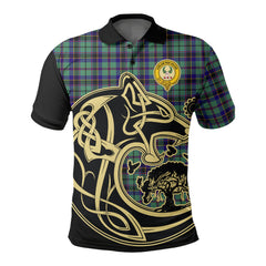 Stevenson Tartan Polo Shirt Viking Wolf - Adult/Kid