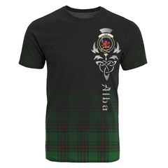 Fife District Tartan Crest T-shirt - Alba Celtic Style
