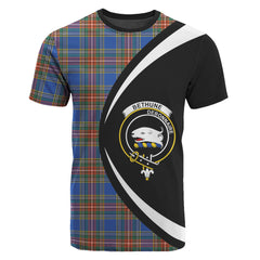 Bethune Ancient Tartan Crest T-shirt - Circle Style