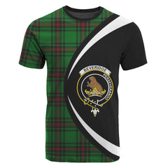 Beveridge Tartan Crest T-shirt - Circle Style