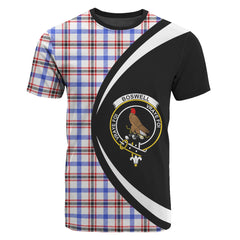 Boswell Modern Tartan Crest T-shirt - Circle Style
