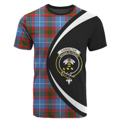 Congilton Tartan Crest T-shirt - Circle Style
