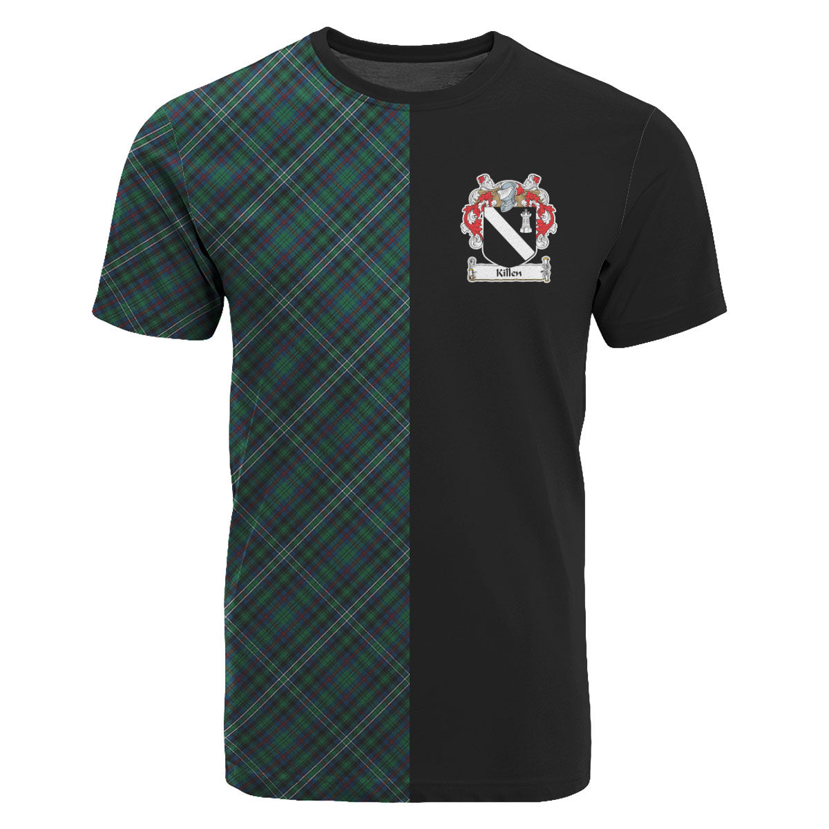 Killen Tartan T-Shirt Half of Me - Cross Style