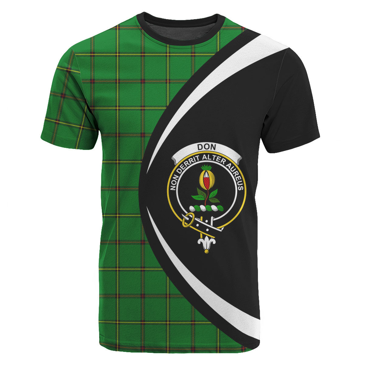 Don Tartan Crest T-shirt - Circle Style