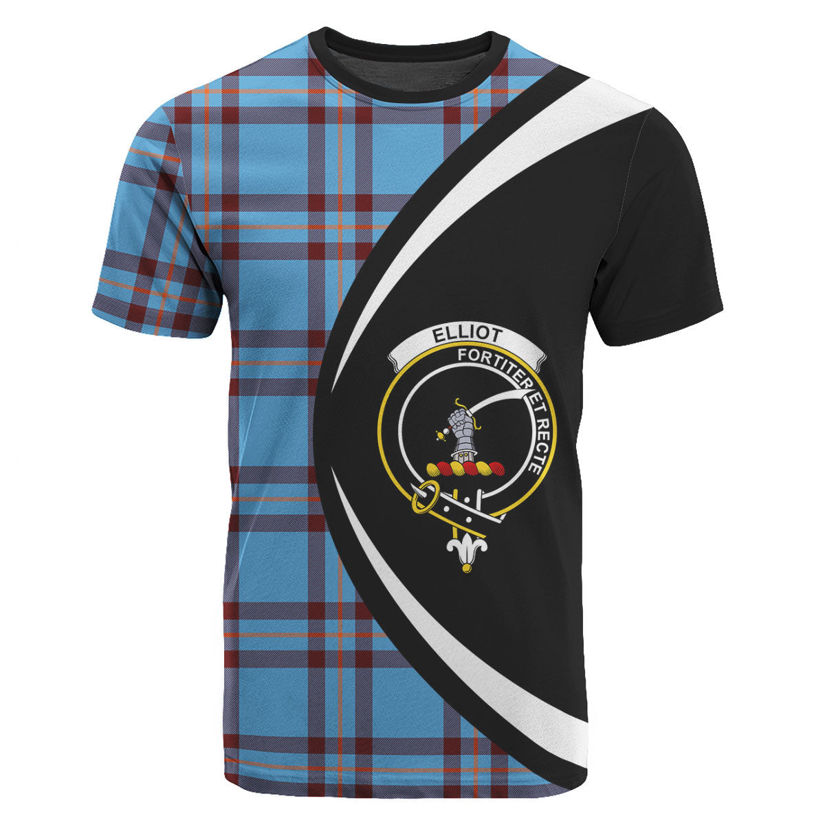 Elliot Ancient Tartan Crest T-shirt - Circle Style