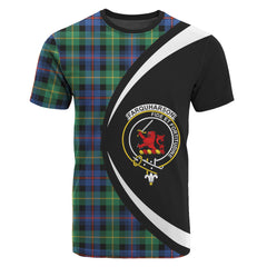 Farquharson Ancient Tartan Crest T-shirt - Circle Style