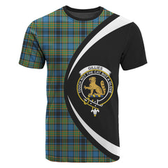 Gillies Ancient Tartan Crest T-shirt - Circle Style