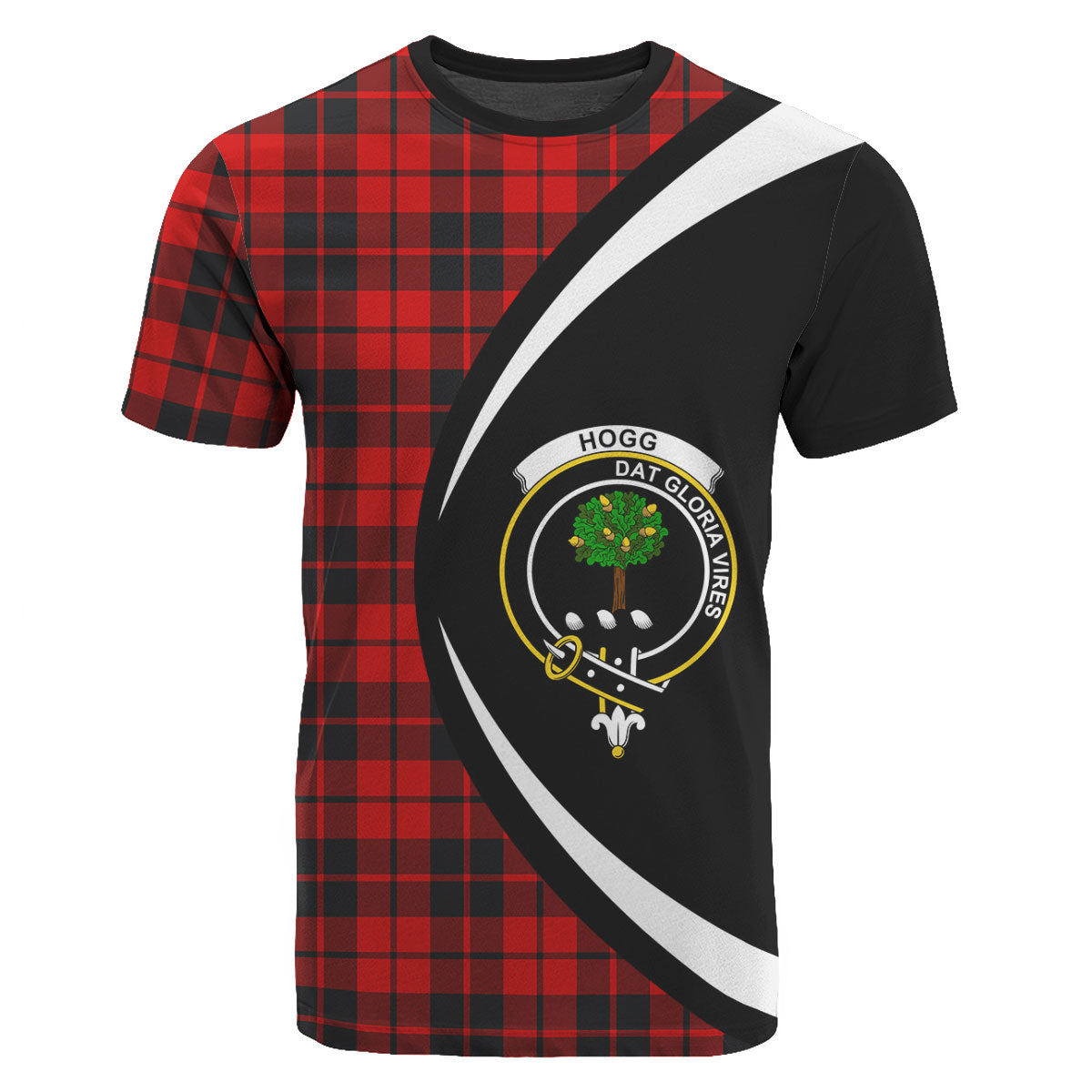 Hogg Tartan Crest T-shirt - Circle Style