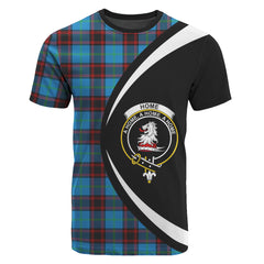 Home Ancient Tartan Crest T-shirt - Circle Style