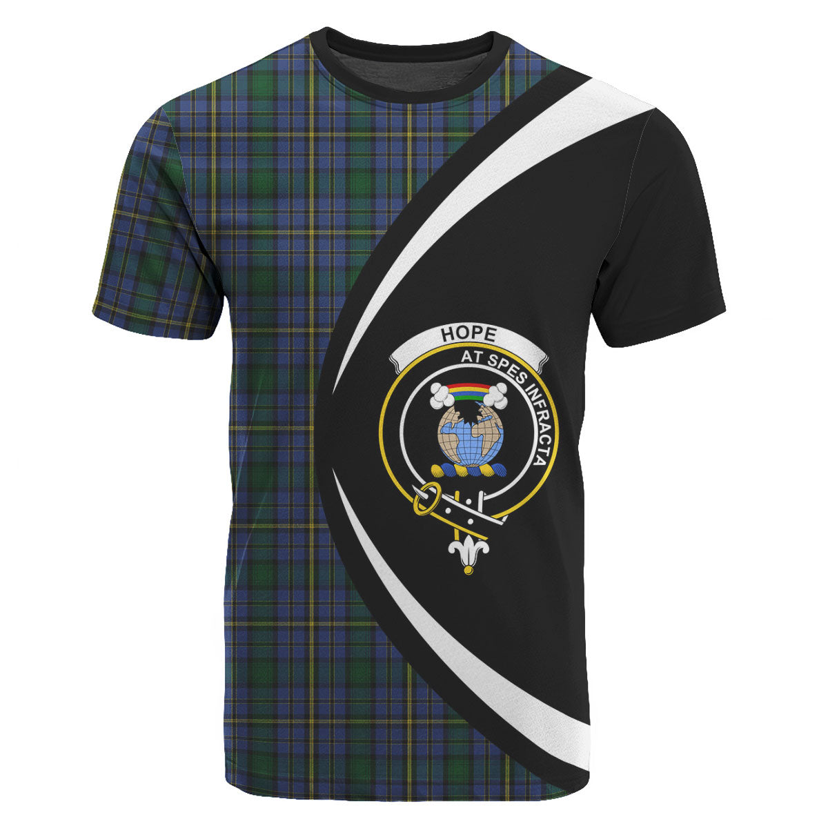 Hope Tartan Crest T-shirt - Circle Style