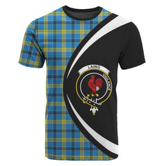 Laing Tartan Crest T-shirt - Circle Style