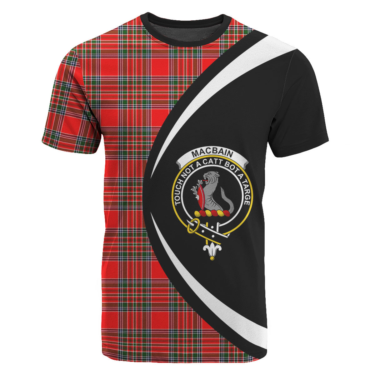 MacBain Tartan Crest T-shirt - Circle Style