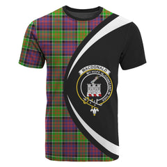 MacDonald (Clan Ranald) Tartan Crest T-shirt - Circle Style
