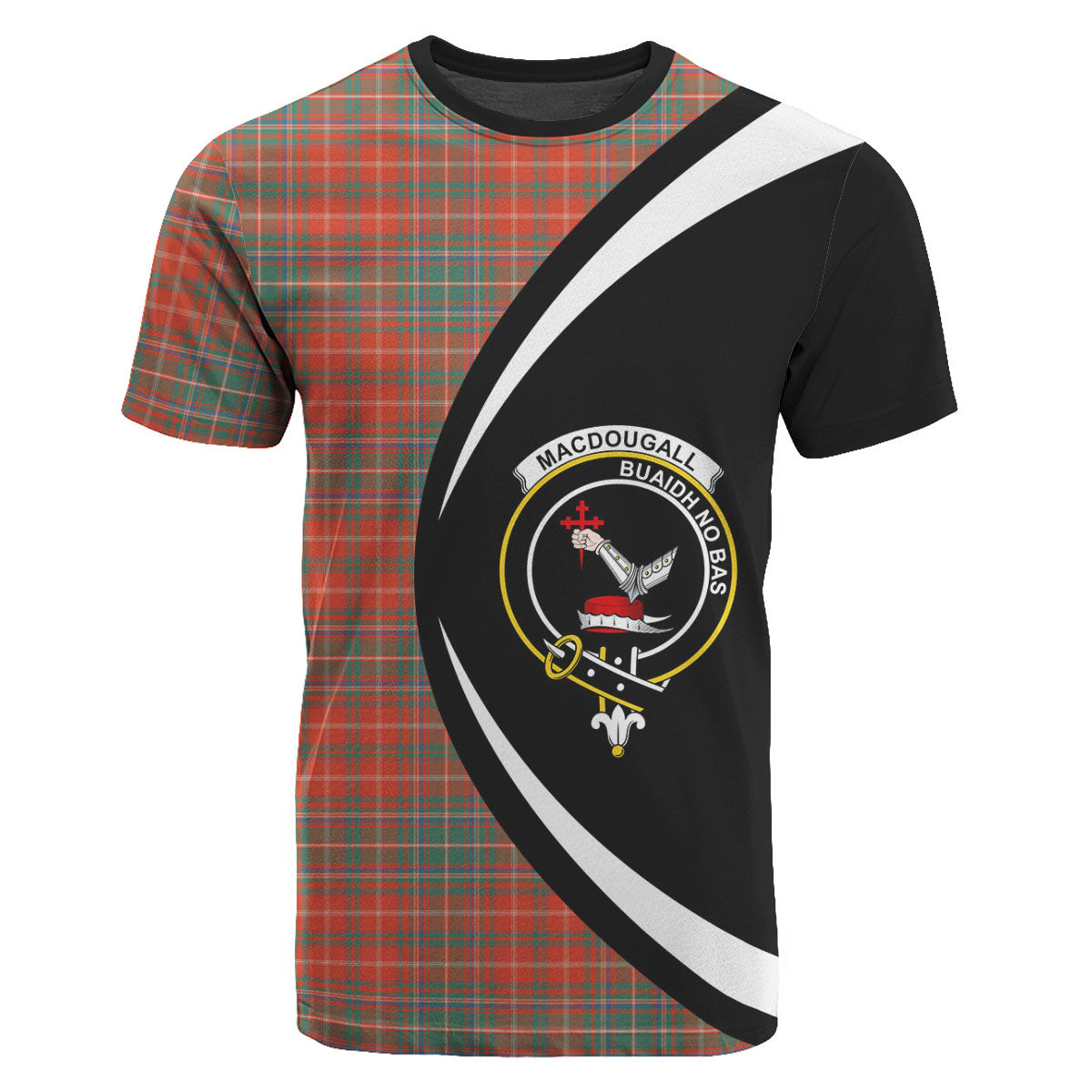 MacDougall Ancient Tartan Crest T-shirt - Circle Style