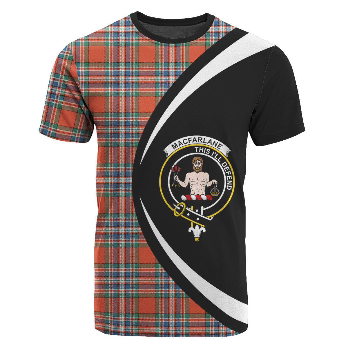 MacFarlane Ancient Tartan Crest T-shirt - Circle Style