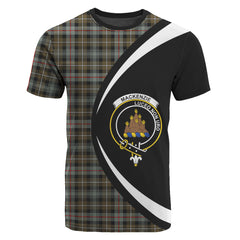 MacKenzie Weathered Tartan Crest T-shirt - Circle Style