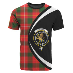 MacPhee Modern Tartan Crest T-shirt - Circle Style