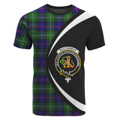 MacThomas Modern Tartan Crest T-shirt - Circle Style