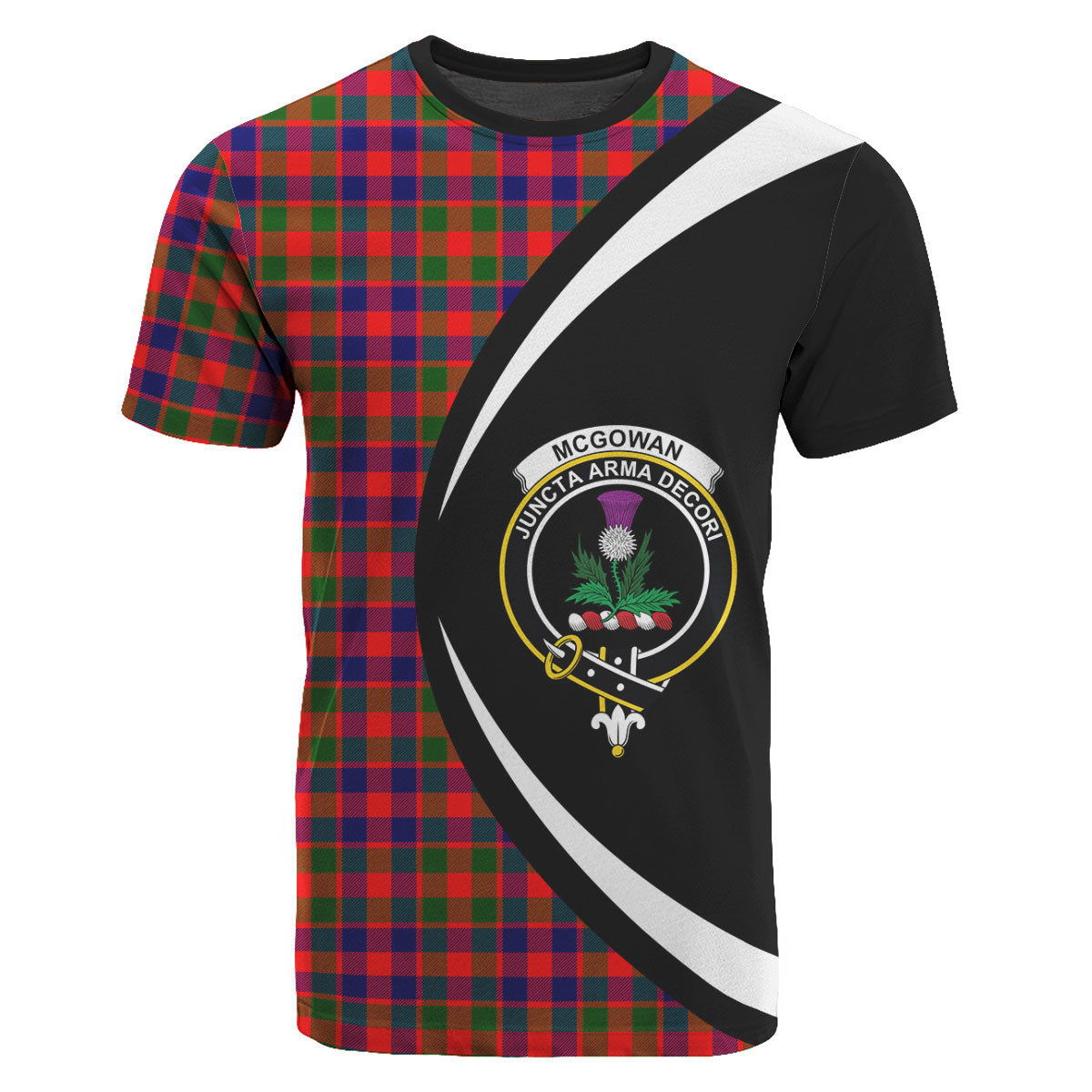 McGowan Tartan Crest T-shirt - Circle Style