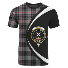 Moffat Modern Tartan Crest T-shirt - Circle Style