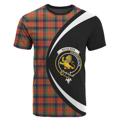 Nicolson Ancient Tartan Crest T-shirt - Circle Style