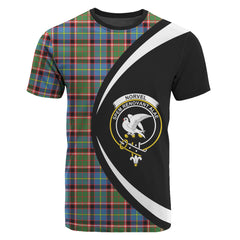 Norvel (or Norvill) Tartan Crest T-shirt - Circle Style