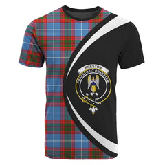 Preston Tartan Crest T-shirt - Circle Style