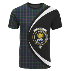 Purves Tartan Crest T-shirt - Circle Style