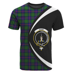 Shaw Modern Tartan Crest T-shirt - Circle Style