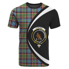 Stirling (of Keir) Tartan Crest T-shirt - Circle Style