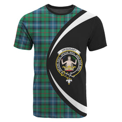 Urquhart Ancient Tartan Crest T-shirt - Circle Style