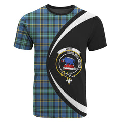 Weir Ancient Tartan Crest T-shirt - Circle Style