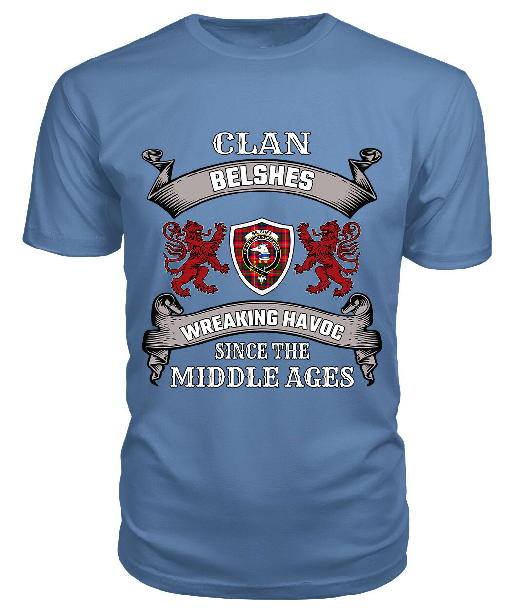 Belshes Family Tartan - 2D T-shirt